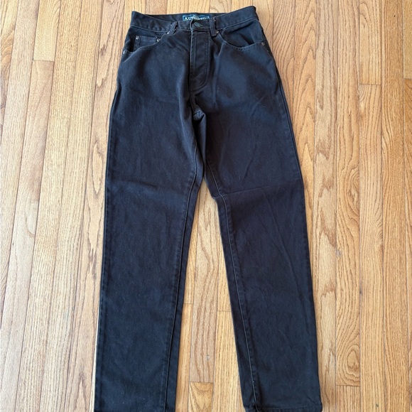 NWOT Vintage Paris Sport Club Denim Women’s Classic Brown Riding Pants - Picture 1 of 13